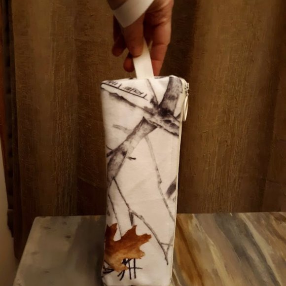 Felt-like Camouflage Zipper Hang Travel Case Soft shell Toothbrush Razor holder - Picture 6 of 6